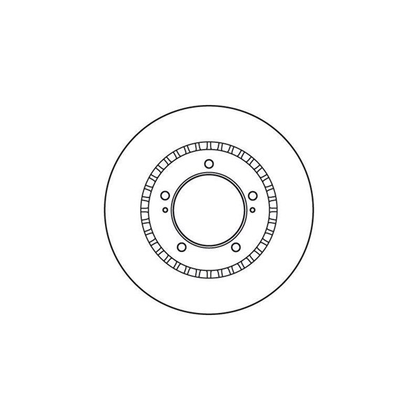 Bromsskiva Ventilerad, Framaxel Trw DF4912 TRW