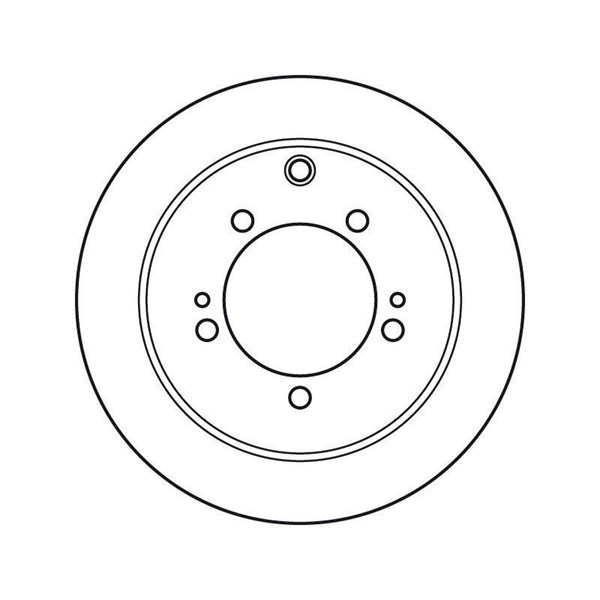 Bromsskiva Solid, Bakaxel Trw DF4913 TRW
