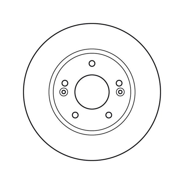 Bromsskiva Ventilerad, Framaxel Trw DF4922 TRW