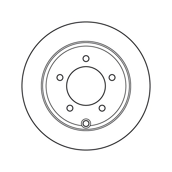Bromsskiva Solid, Bakaxel Trw DF4931 TRW