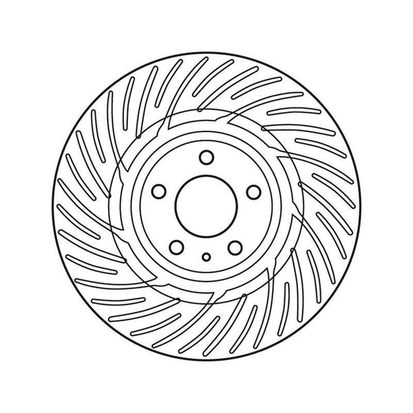 Bromsskiva Ventilerad, Framaxel Trw DF6014S TRW