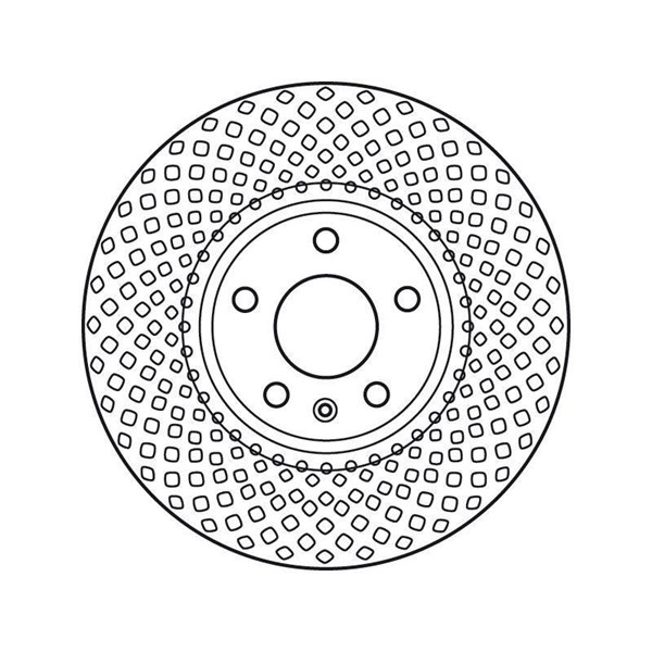 Bromsskiva Ventilerad, Framaxel Trw DF6015S TRW
