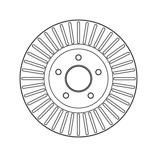 Bromsskiva Ventilerad, Framaxel Trw DF6019S TRW