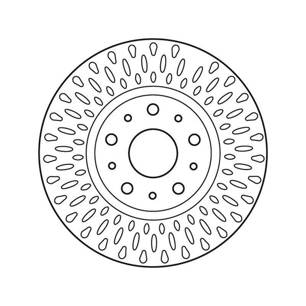 Bromsskiva Ventilerad, Bakaxel Trw DF6021 TRW