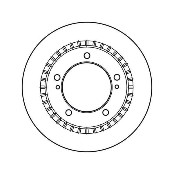 Bromsskiva Ventilerad, Framaxel Trw DF6023 TRW