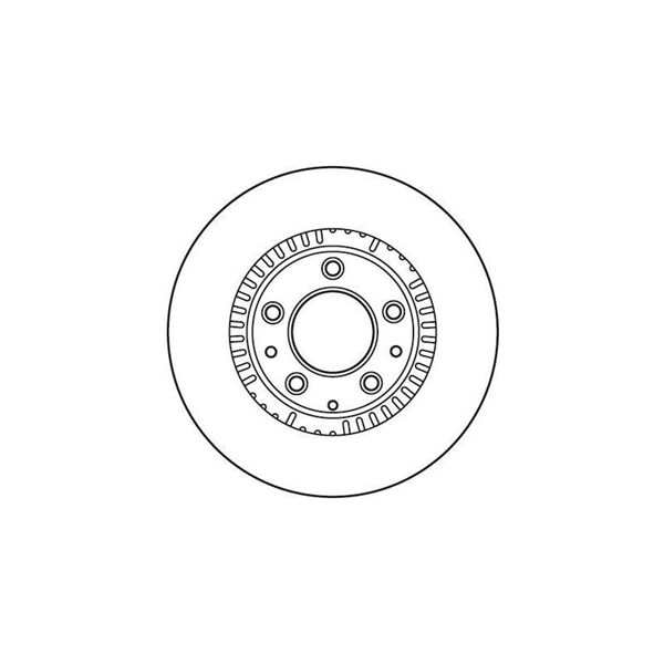 Bromsskiva Ventilerad, Framaxel Trw DF6068 TRW