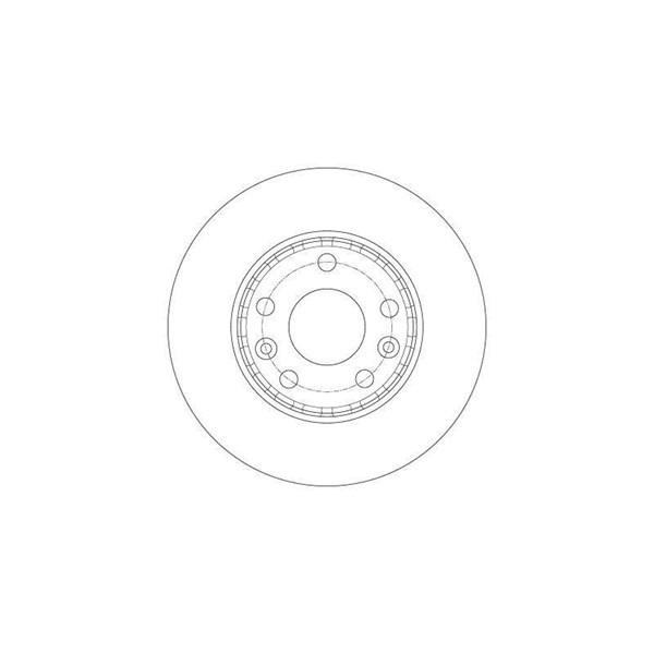 Bromsskiva Ventilerad, Framaxel Trw DF6072 TRW