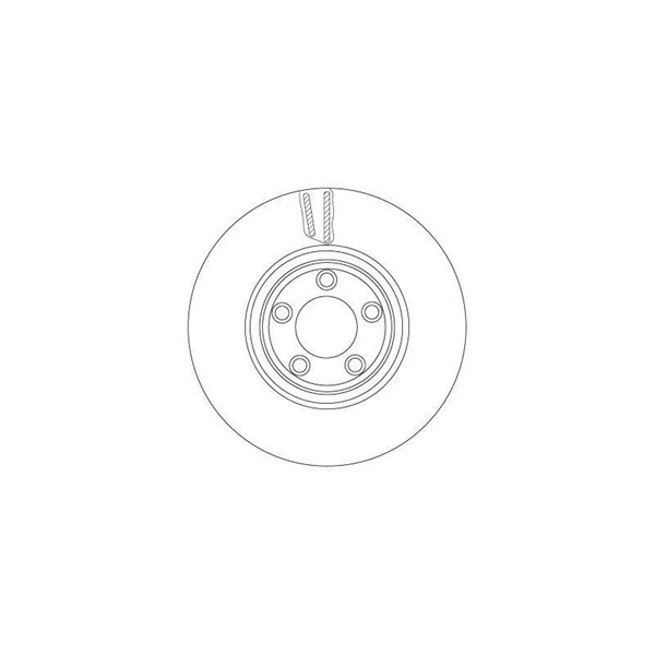 Bromsskiva Ventilerad, Framaxel Trw DF6073S TRW