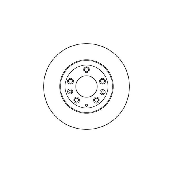 Bromsskiva Ventilerad, Framaxel Trw DF6115 TRW