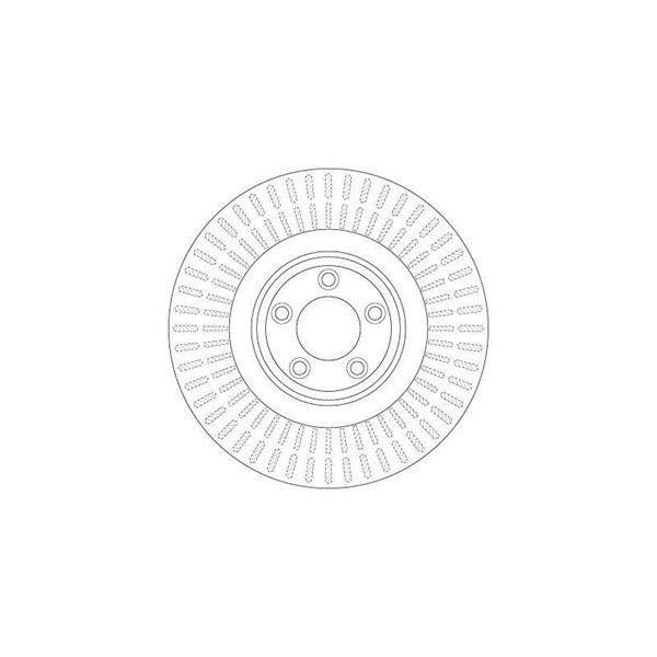 Bromsskiva Ventilerad, Framaxel Trw DF6146S TRW