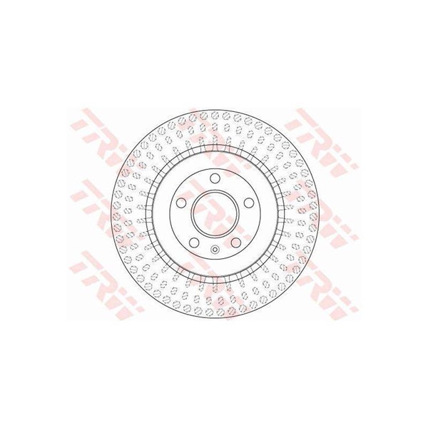 Bromsskiva Ventilerad, Bakaxel Trw DF6175S TRW Bromsskiva Ventilerad, Bakaxel Trw DF6175S TRW