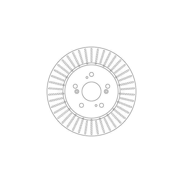 Bromsskiva Ventilerad, Framaxel Trw DF6180S TRW