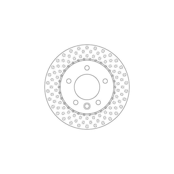 Bromsskiva Ventilerad, Framaxel Trw DF6194S TRW