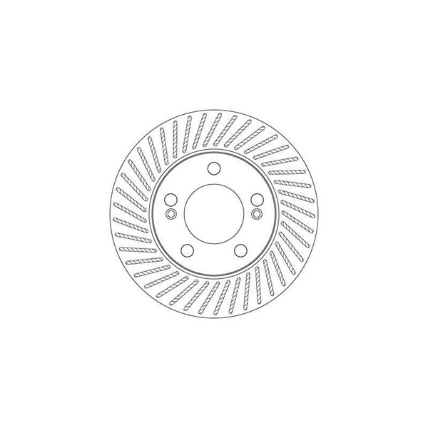 Bromsskiva Ventilerad, Framaxel Trw DF6205 TRW