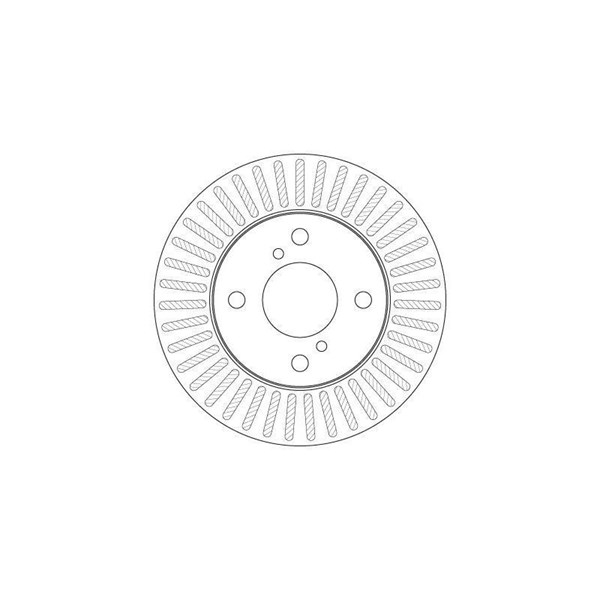 Bromsskiva Ventilerad, Framaxel Trw DF6214 TRW