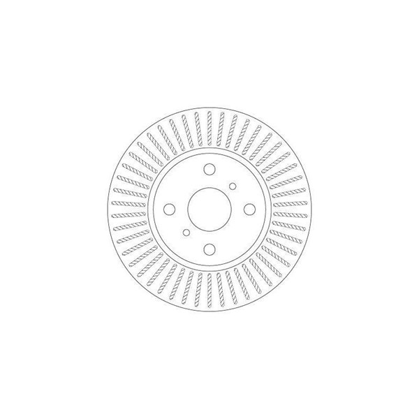 Bromsskiva Ventilerad, Framaxel Trw DF6225 TRW