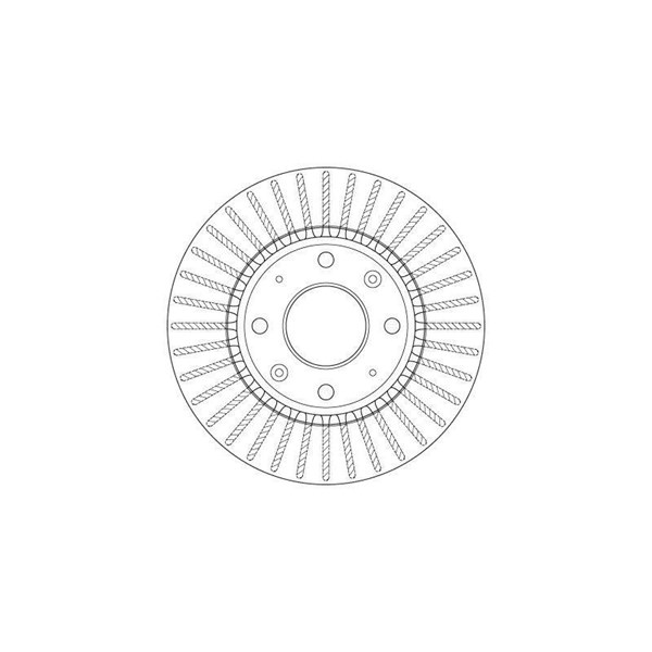 Bromsskiva Ventilerad, Framaxel Trw DF6229 TRW Bromsskiva Ventilerad, Framaxel Trw DF6229 TRW