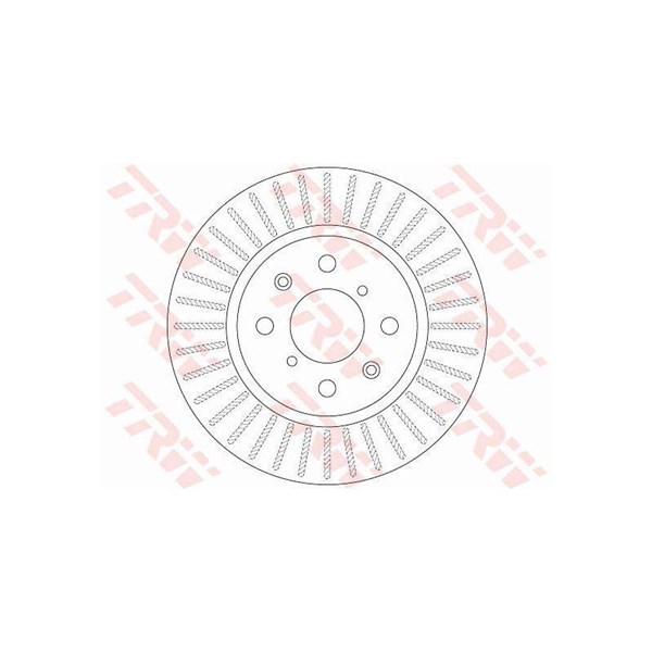 Bromsskiva Ventilerad, Framaxel Trw DF6232 TRW
