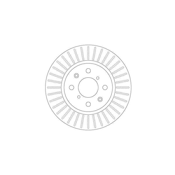 Bromsskiva Ventilerad, Framaxel Trw DF6232 TRW