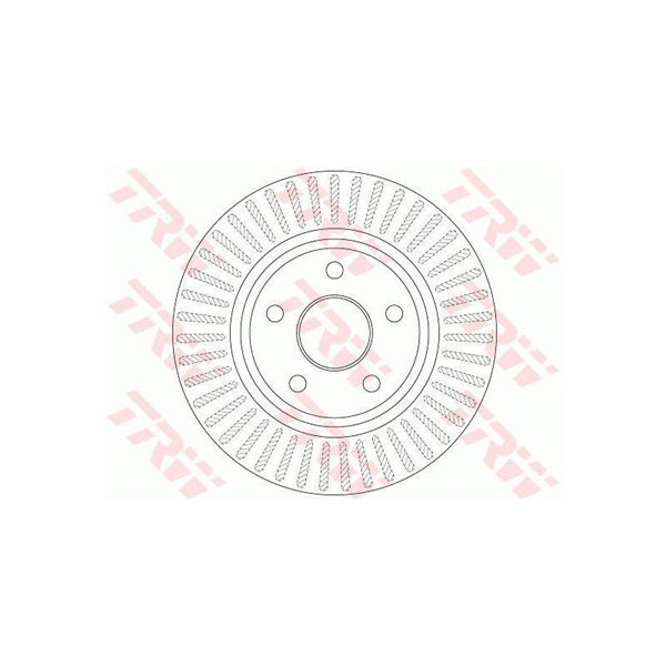 Bromsskiva Ventilerad, Framaxel Trw DF6251 TRW