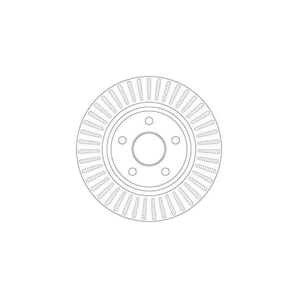Bromsskiva Ventilerad, Framaxel Trw DF6251 TRW Bromsskiva Ventilerad, Framaxel Trw DF6251 TRW