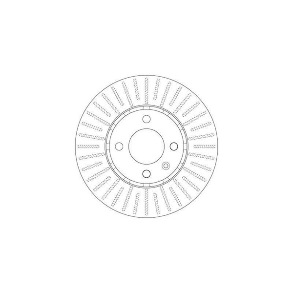 Bromsskiva Ventilerad, Framaxel Trw DF6252 TRW