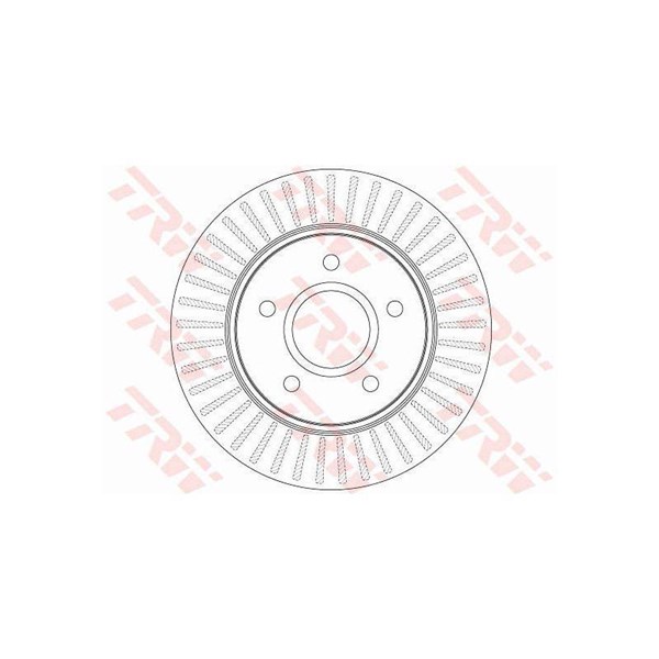 Bromsskiva Ventilerad, Framaxel Trw DF6253S TRW