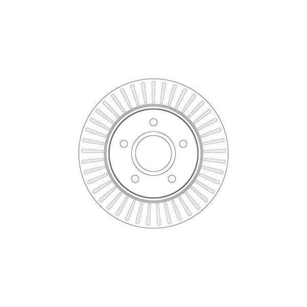Bromsskiva Ventilerad, Framaxel Trw DF6253S TRW