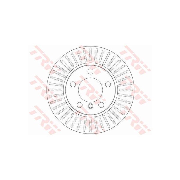 Bromsskiva Ventilerad, Framaxel Trw DF6255 TRW