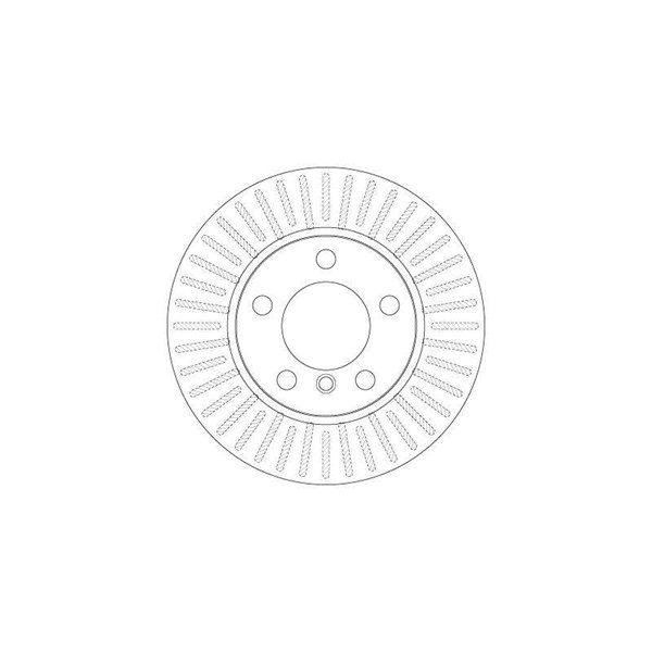 Bromsskiva Ventilerad, Framaxel Trw DF6255 TRW