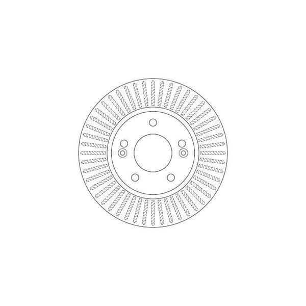 Bromsskiva Ventilerad, Framaxel Trw DF6270 TRW