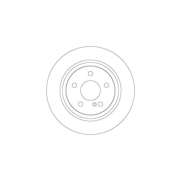 Bromsskiva Solid, Bakaxel Trw DF6277 TRW Bromsskiva Solid, Bakaxel Trw DF6277 TRW