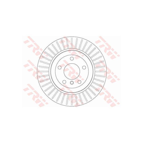 Bromsskiva Ventilerad, Bakaxel Trw DF6299 TRW Bromsskiva Ventilerad, Bakaxel Trw DF6299 TRW