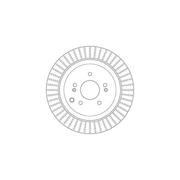 Bromsskiva Ventilerad, Bakaxel Trw DF6330 TRW