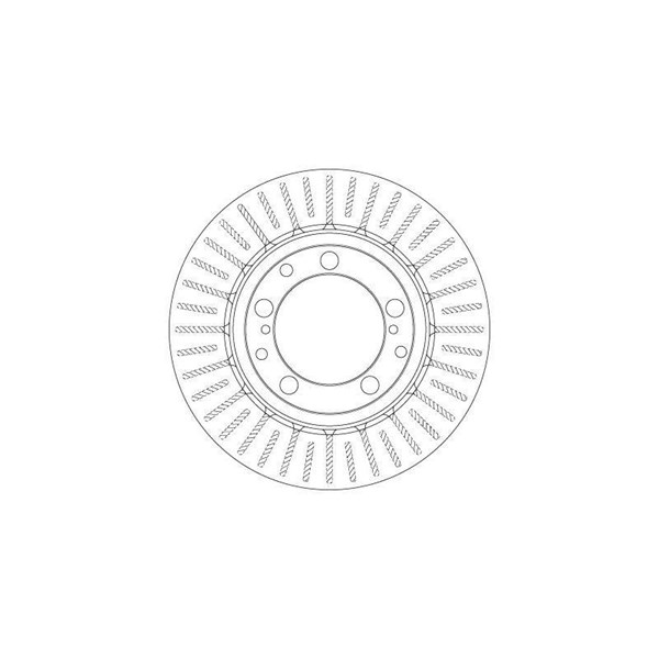 Bromsskiva Ventilerad, Bakaxel Trw DF6336 TRW Bromsskiva Ventilerad, Bakaxel Trw DF6336 TRW
