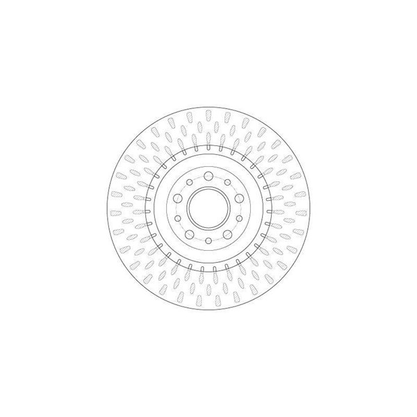 Bromsskiva Ventilerad, Framaxel Trw DF6424 TRW
