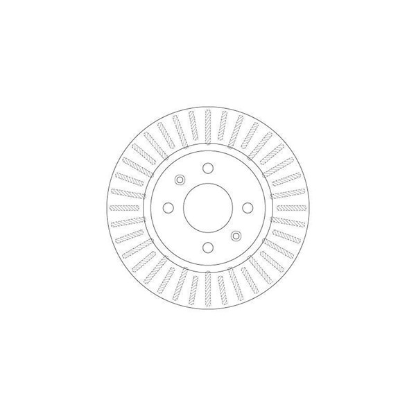 Bromsskiva Ventilerad, Framaxel Trw DF6431 TRW Bromsskiva Ventilerad, Framaxel Trw DF6431 TRW