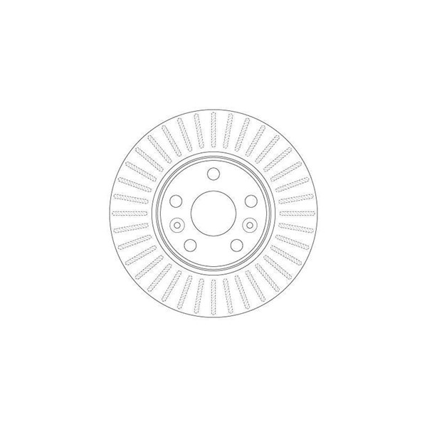 Bromsskiva Ventilerad, Framaxel Trw DF6448 TRW Bromsskiva Ventilerad, Framaxel Trw DF6448 TRW
