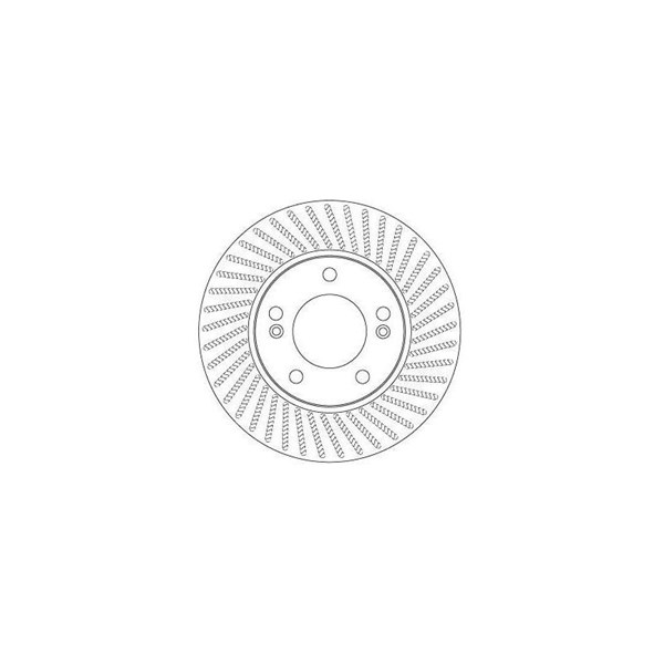Bromsskiva Ventilerad, Framaxel Trw DF6463 TRW