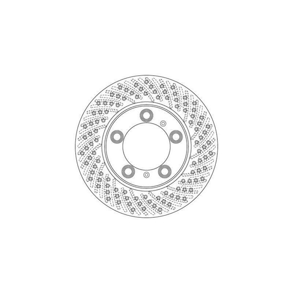 Bromsskiva, Framaxel, framaxel höger, Höger Trw DF6483S TRW