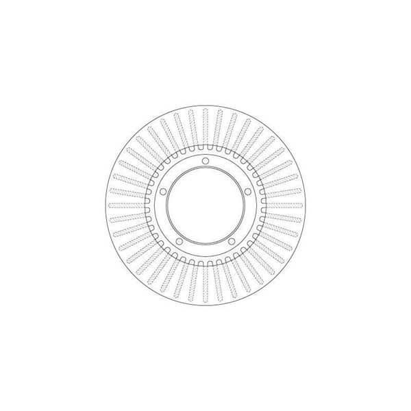 Bromsskiva Ventilerad, Framaxel Trw DF6486 TRW