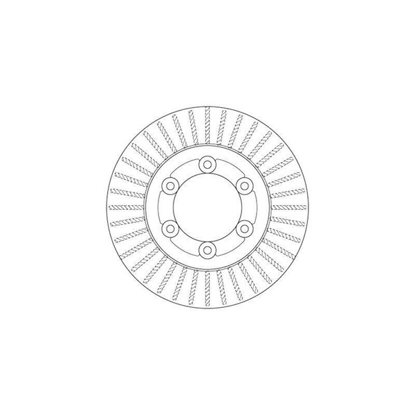 Bromsskiva Ventilerad, Framaxel Trw DF6487 TRW