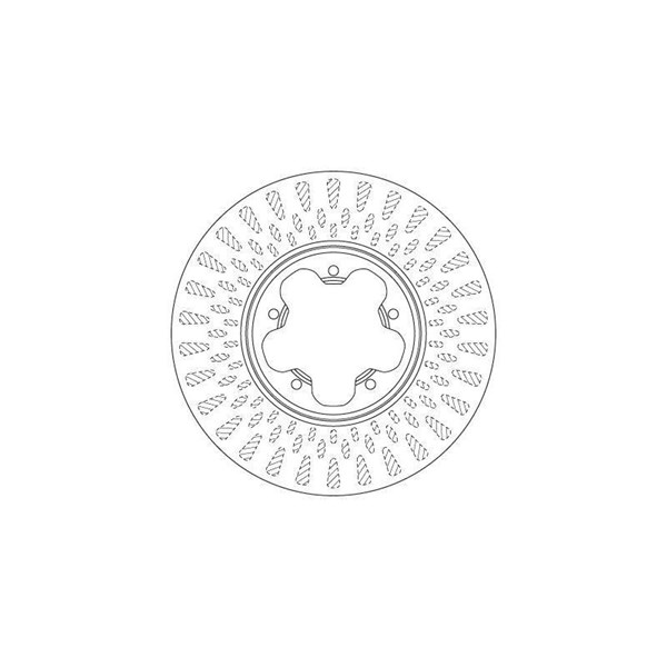 Bromsskiva Ventilerad, Framaxel Trw DF6514S TRW