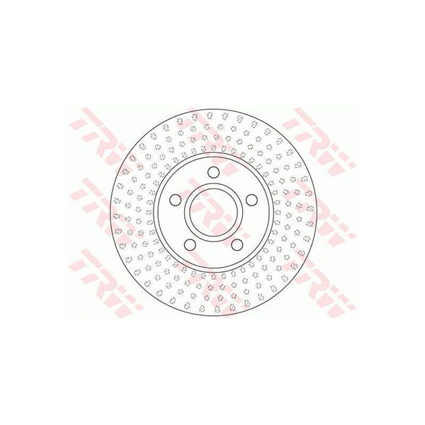 Bromsskiva Ventilerad, Framaxel Trw DF6536 TRW Bromsskiva Ventilerad, Framaxel Trw DF6536 TRW