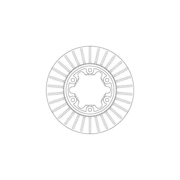 Bromsskiva Ventilerad, Framaxel Trw DF6630 TRW