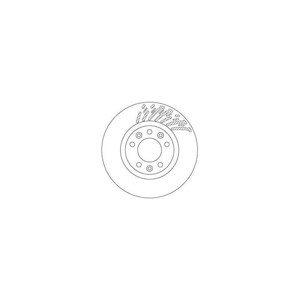 Bromsskiva Ventilerad, Framaxel Trw DF6657 TRW Bromsskiva Ventilerad, Framaxel Trw DF6657 TRW