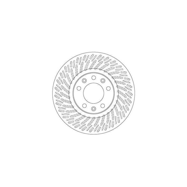 Bromsskiva Ventilerad, Framaxel Trw DF6698 TRW