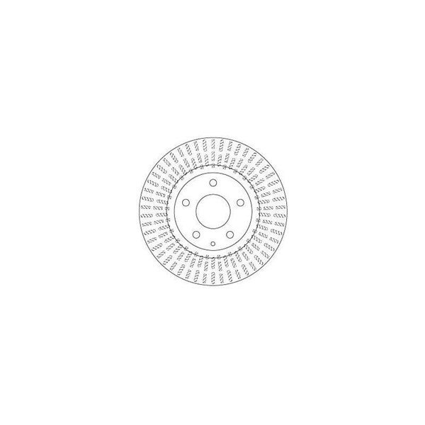 Bromsskiva Ventilerad, Framaxel Trw DF6731 TRW