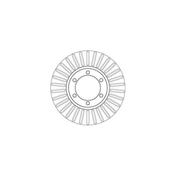 Bromsskiva Ventilerad, Framaxel Trw DF7152 TRW