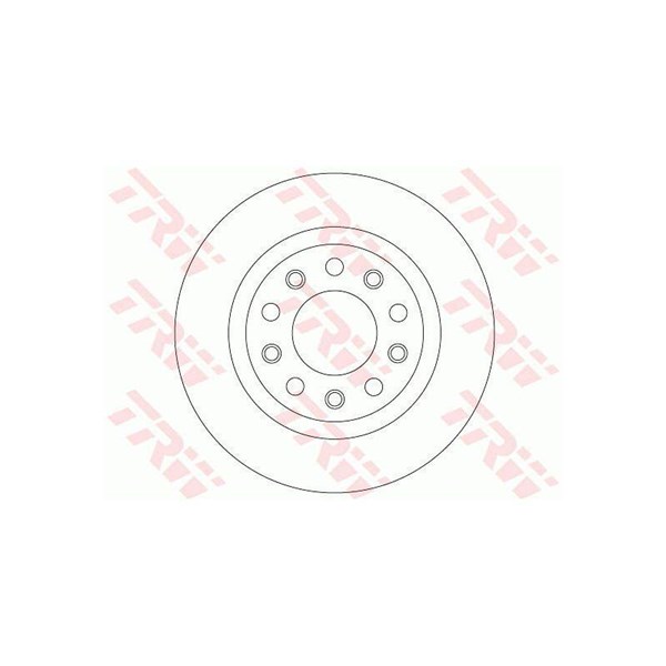 Bromsskiva Solid, Bakaxel Trw DF8070 TRW